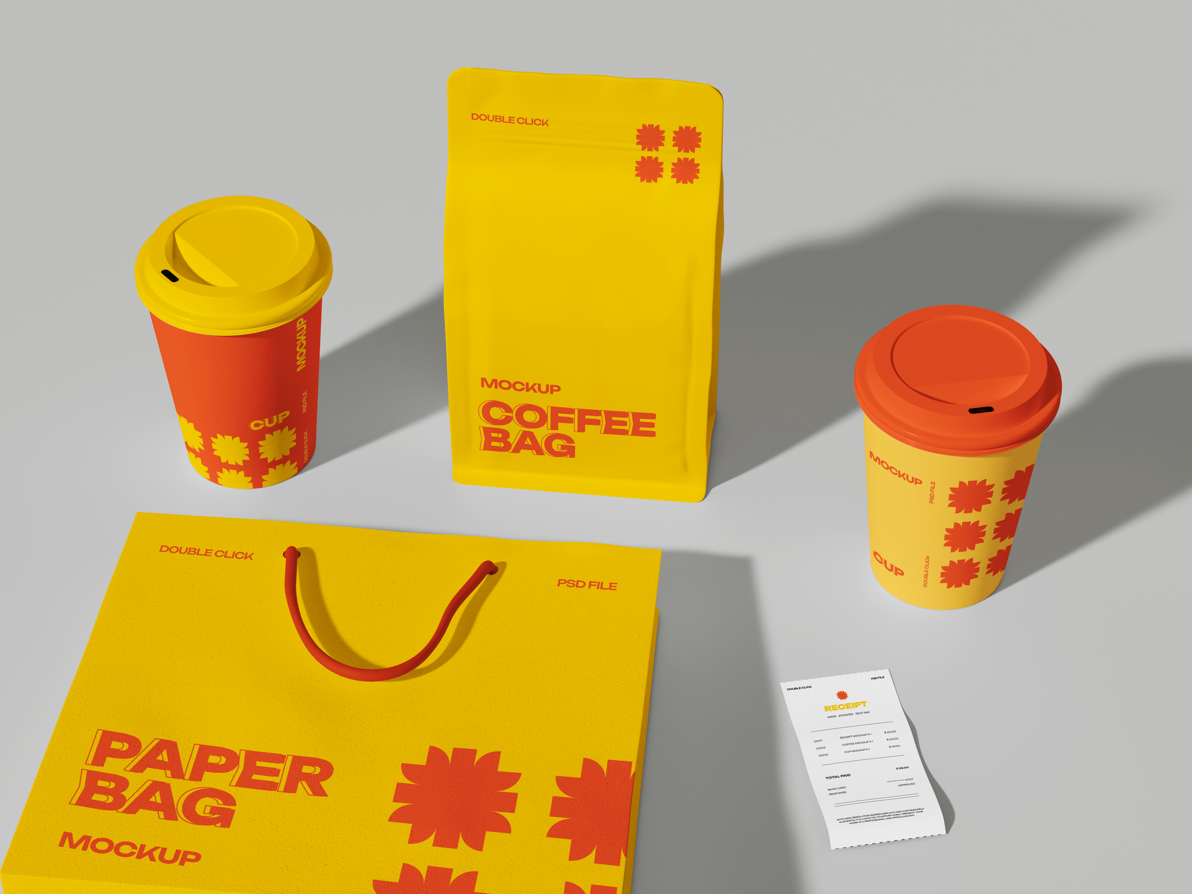 Branded coffee packaging